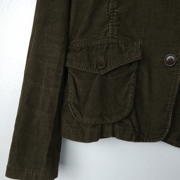 Tex by MaxAzria Corduroy Jacket Green XS/S? - Picture 3 of 7